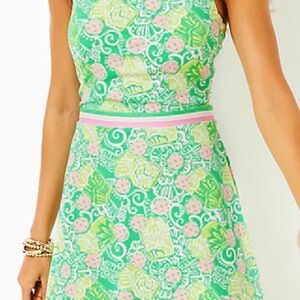 NWT LILLY PULITZER DEIDRA DRESS UPF 50+, SPEARMINT IN A PICKLE. Size small